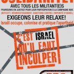 Más de 150 organizaciones en apoyo a las y los militantes BDS perseguidos en Francia