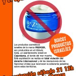 Acción de boicot a Premier, cómplice de la colonización israelí