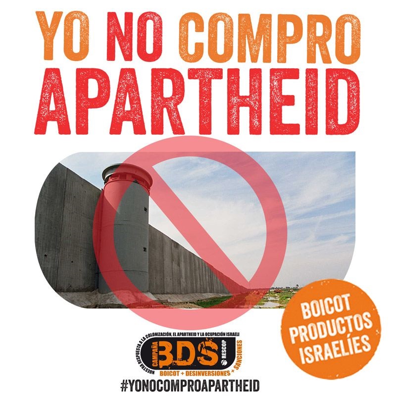 Campaña de firmas #YoNOComproApartheid.