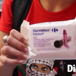 Acción de boicot a productos de Israel en el Carrefour de Sevilla