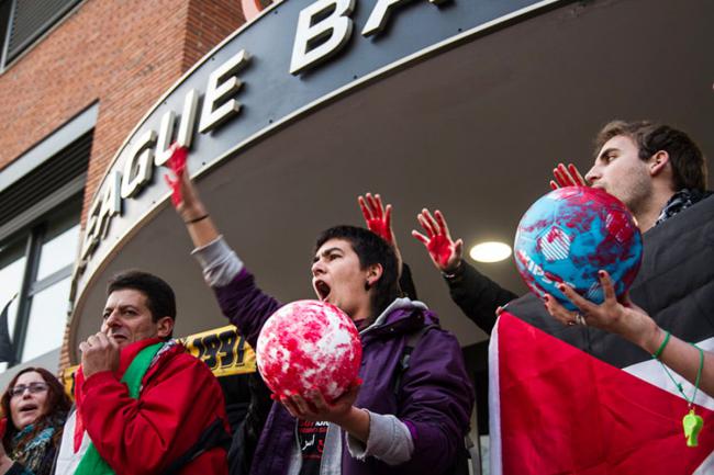 La campaña se basa en el precedente sudafricano del Apartheid / Sergi Pujolar