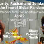 Seguridad, racismo y solidaridad en tiempos de pandemias mundiales: seminario web 02 de abril