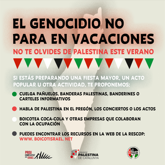 El GENOCIDIO NO PARA EN VACACIONES