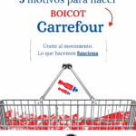 Campaña de Boicot a Carrefour de RESCOP el 20 de diciembre de 2025