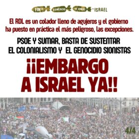 RESCOP embargo integral ya, no a la excepción del RDL